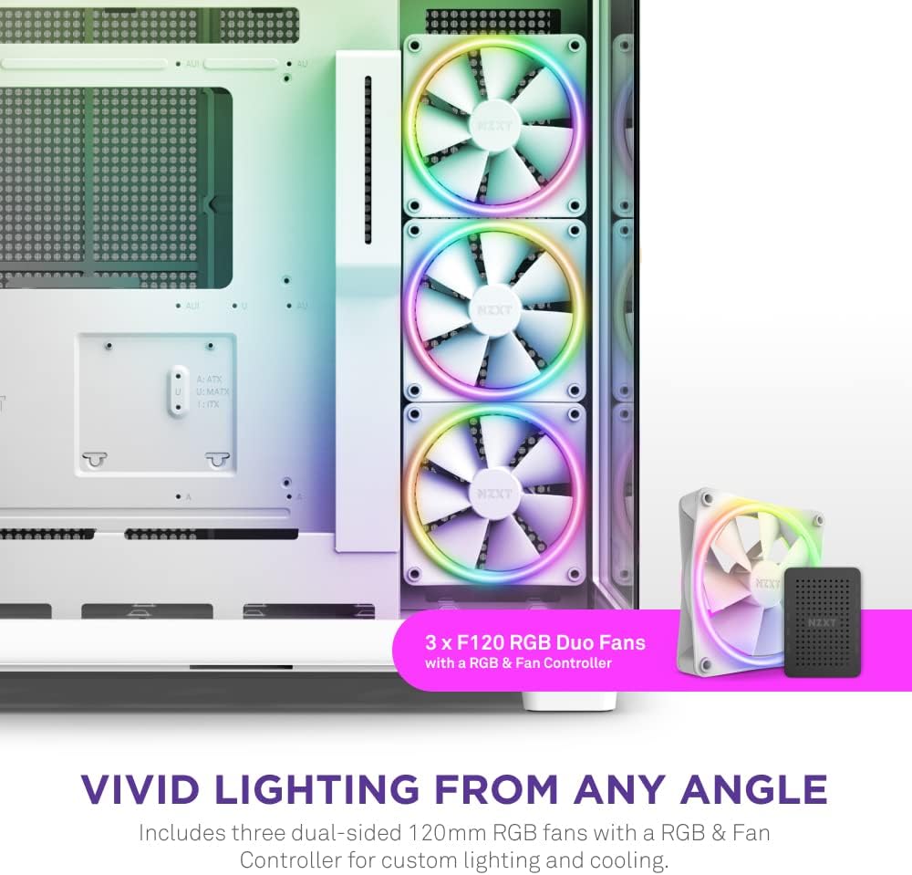 NZXT H9 Elite Premium Dual-Chamber Mid-Tower Tempered Glass Gaming Case NZXT H9 Elite Premium Dual-Chamber Mid-Tower Tempered Glass Gaming Case